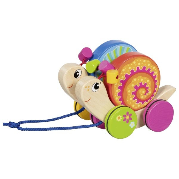 Pull-along duo snails Willi and Milli