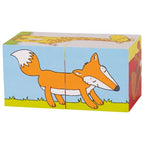 Cube puzzle, animals