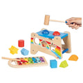 Hammer bench with xylophone and sorting function